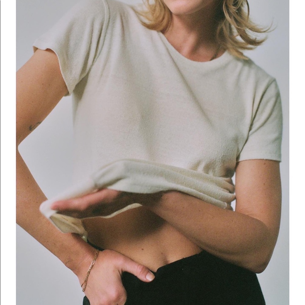 Ozma of California Classic Tee, raw silk!